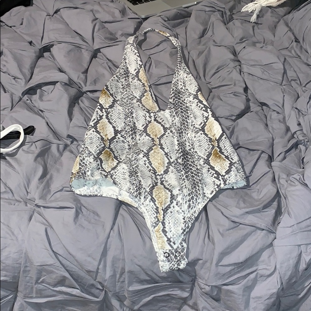 Snakeskin bodysuit express
